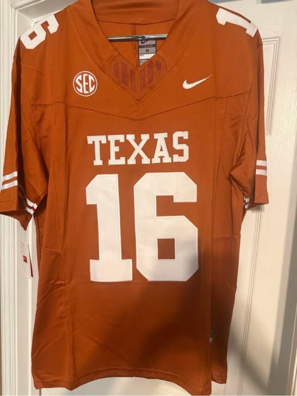 Arch Manning Stitched Jersey Vapor Orange